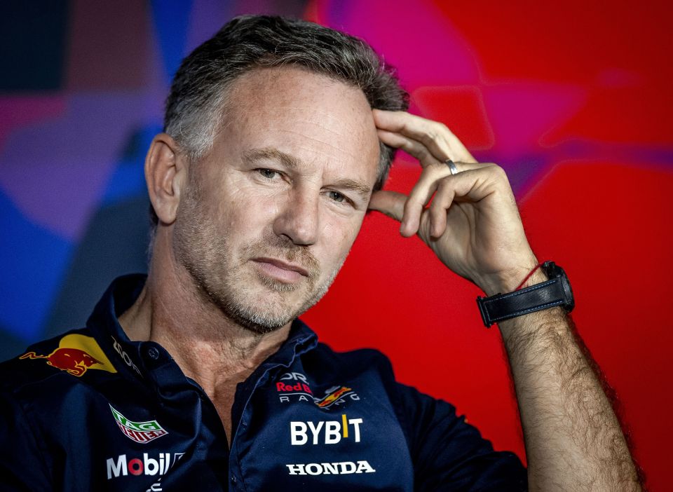 Christian Horner answers questions in Bahrain today