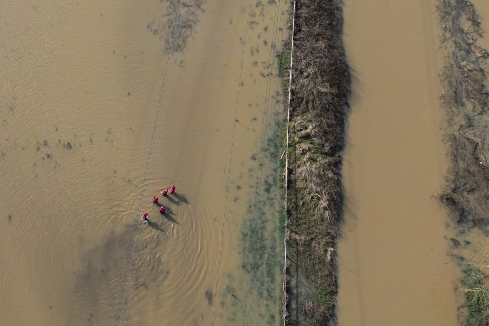 Flooding in recent weeks had left parts of the nature reserve in a treacherous state
