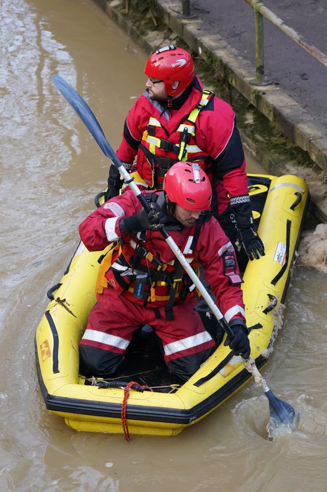 Specialist crews are scouring the area this morning