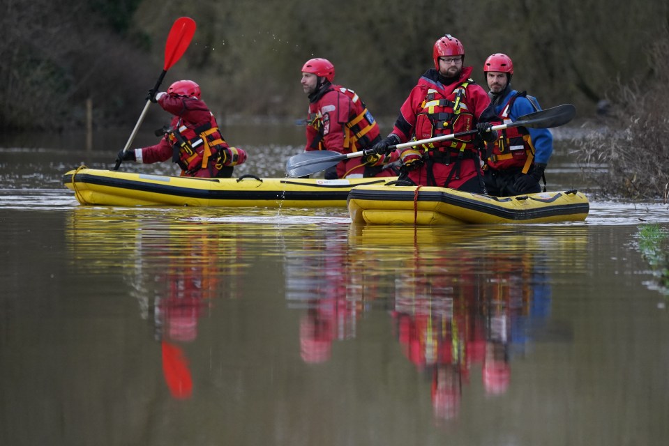 A number of teams were out in boats in the early hours
