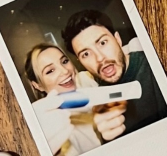 The star is pregnant with radio producer fiance Jake Beckett