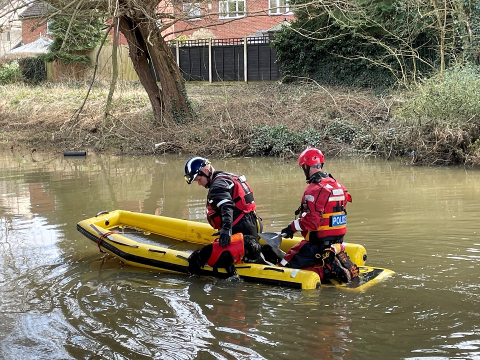 The search operation on the River Soar continued on Tuesday
