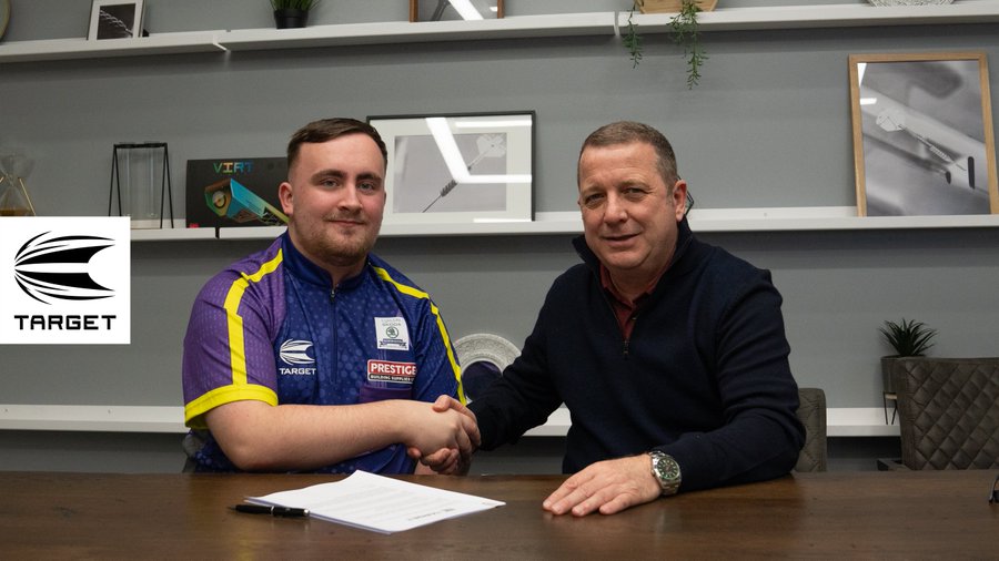 Littler's deal with Target Darts is the first senior contract of his career
