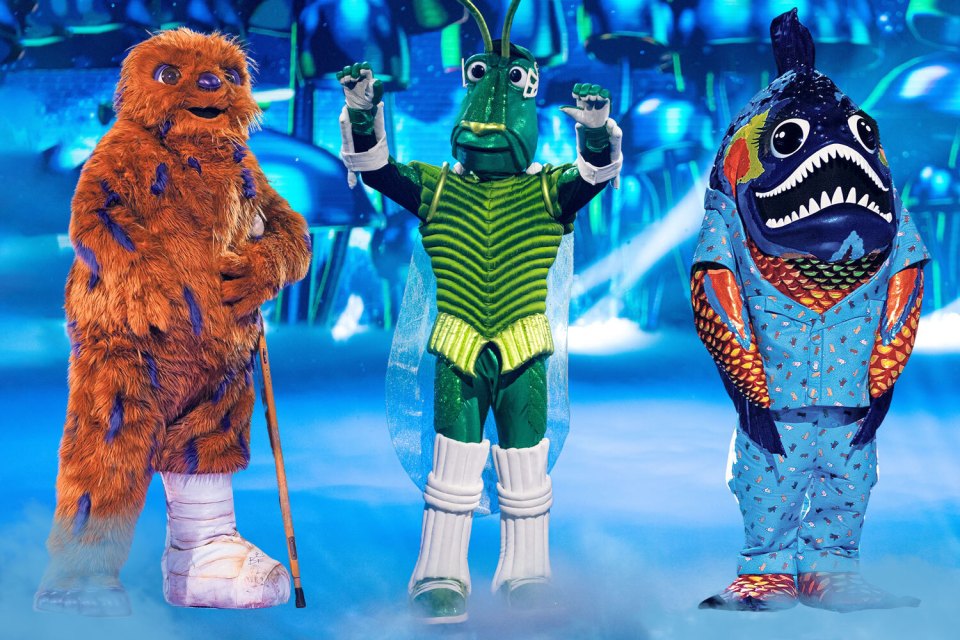 Big Foot, Cricket and Piranha are the three Masked Singer finalists