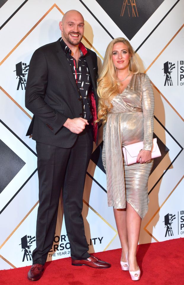 Tyson Fury reportedly flew by helicopter to view Billown Manor before Christmas, pictured here at BBC Sports Personality of the Year 2018 with wife Paris