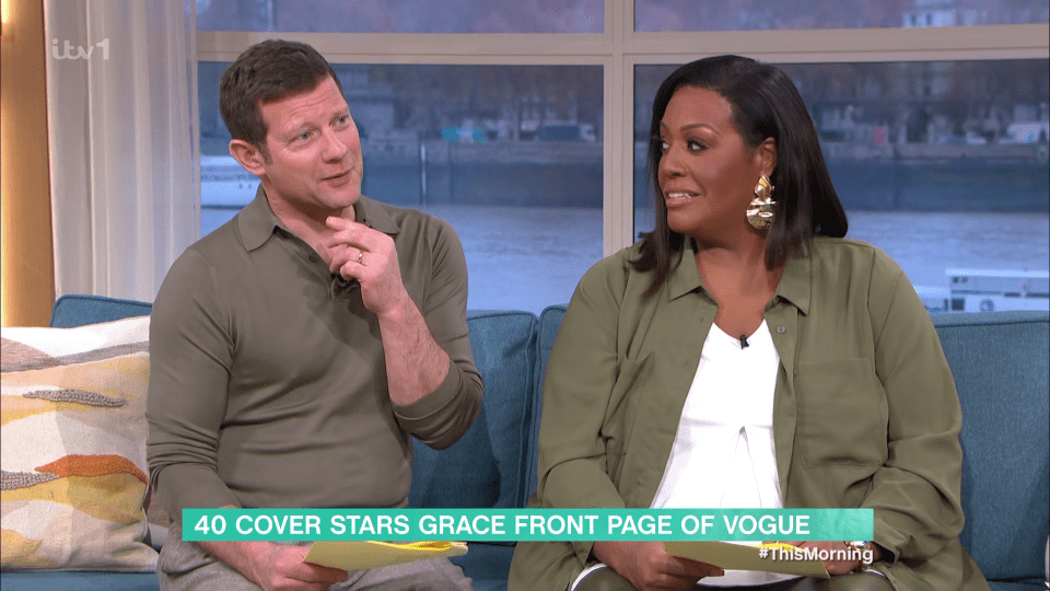 Alison and Dermot are hosting the show today
