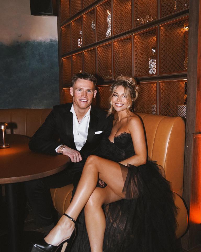 She has been dating Scott McTominay since last year