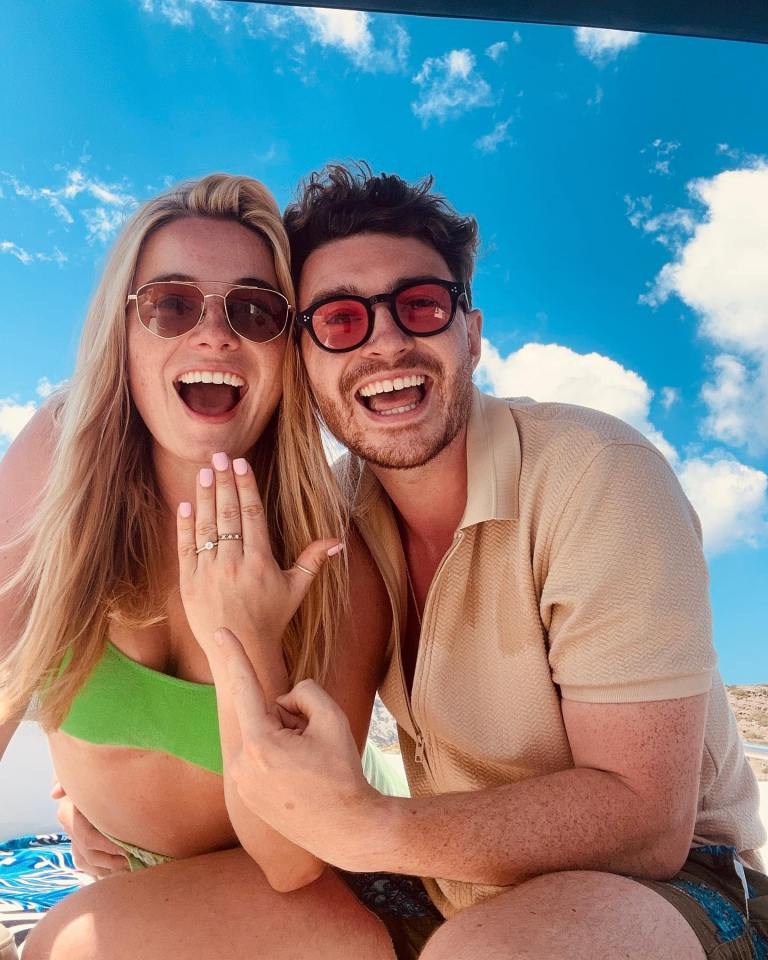 Sian is engaged to radio producer Jake Beckett