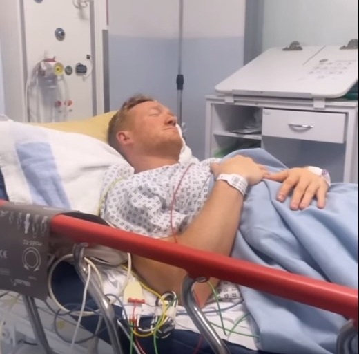 Greg Rutherford suffered a horrific incident during rehearsals