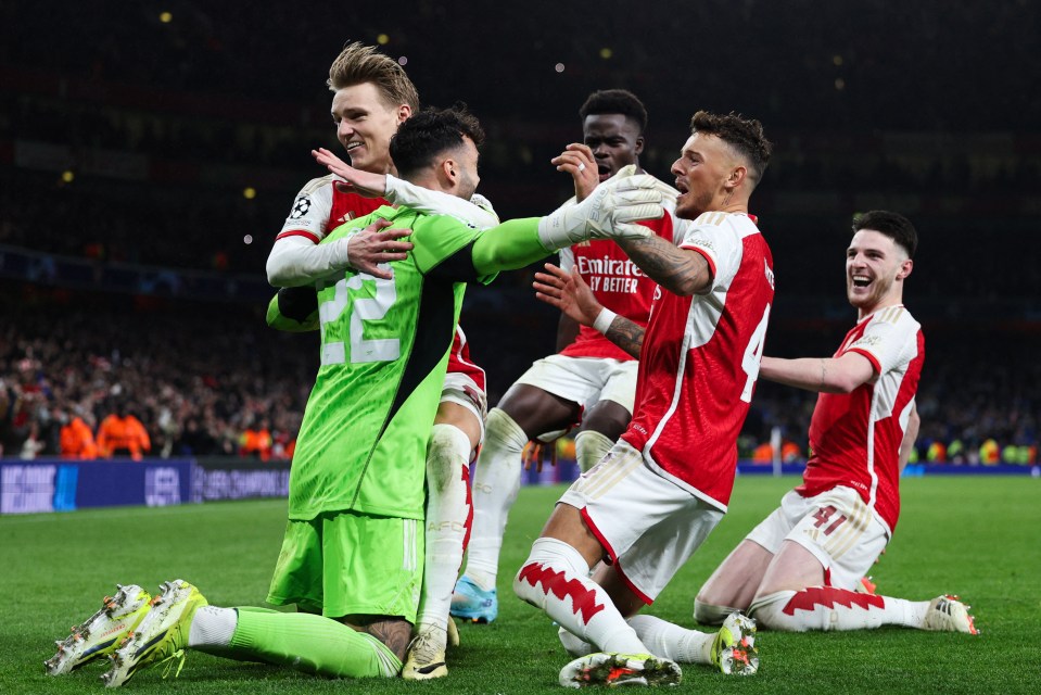 It was dreamland for Arsenal as they won on penalties