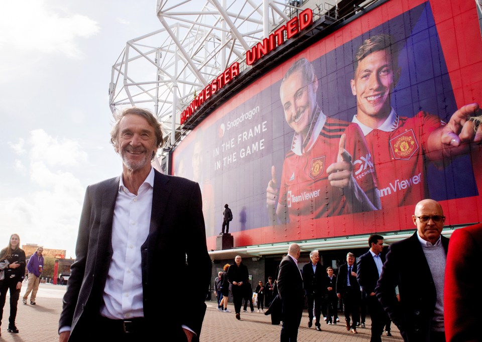 Sir Jim Ratcliffe has taken partial control of Manchester United and dreams of building a 'Wembley of the North', while leading the fallen giants back to past glories