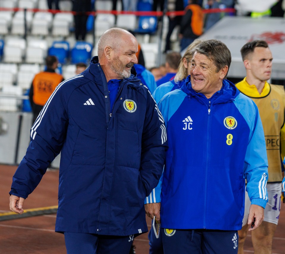 John Carver (right) has said Scotland are valuing loyalty to their players ahead of the Euros this summer