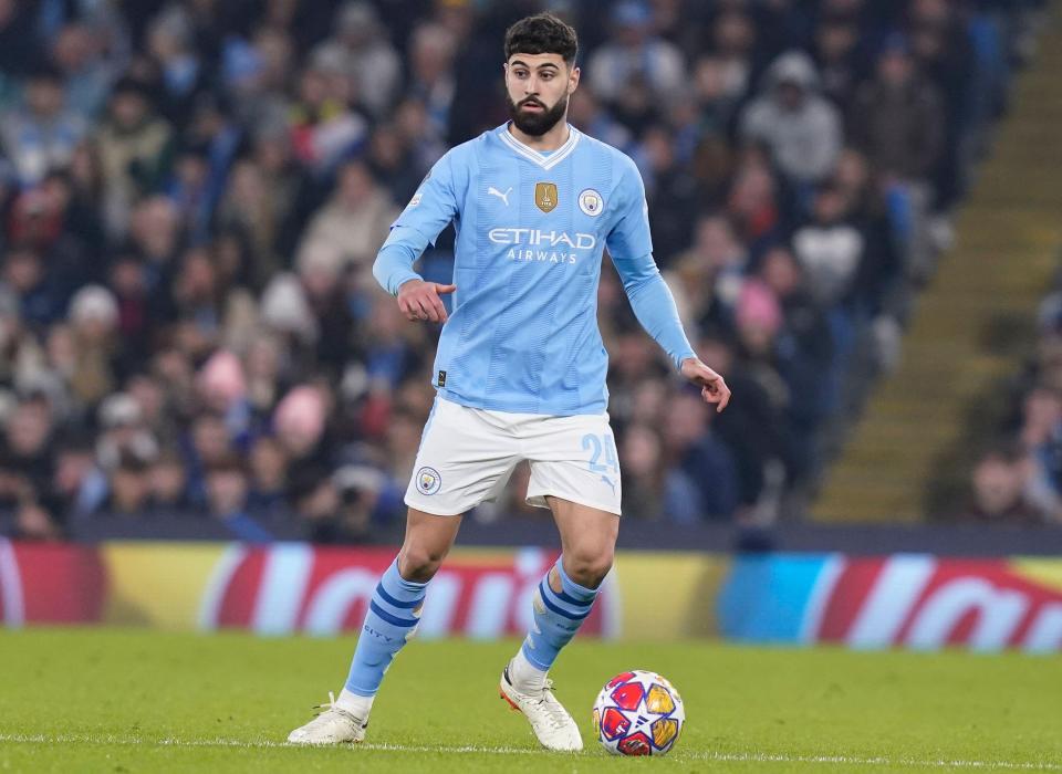 Josko Gvardiol arrived at Man City for £77m, but will likely be on the bench this weekend