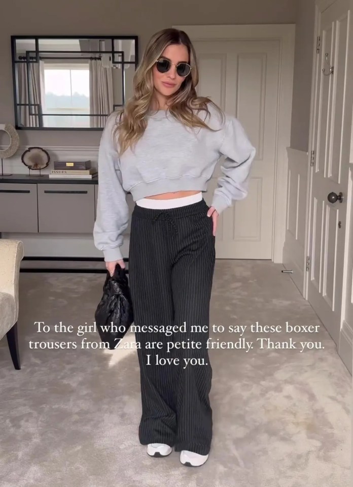 She dubbed the design "petite friendly"