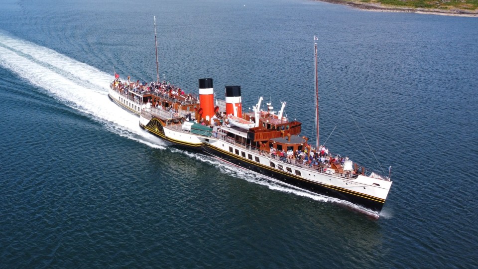 Built in 1946, the steamer spent the first 27 years of her life running up and down the Firth of Clyde