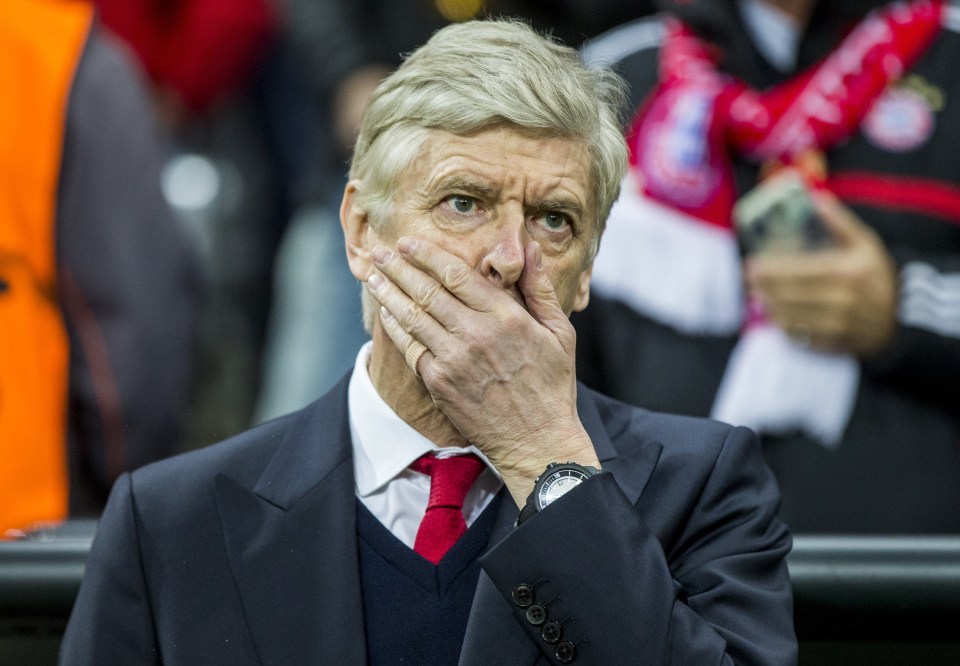 Arsene Wenger was in charge as the Gunners were thumped 10-2 on aggregrate