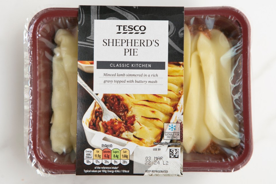I couldn’t see any veg and there was no flavour