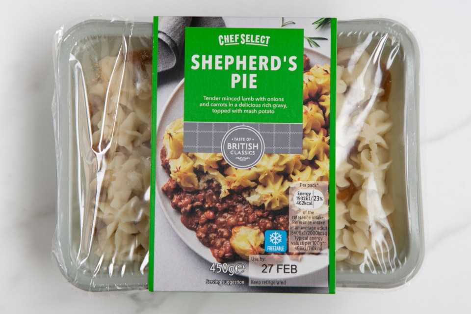 Lidl has gone to town with the piping. My winner