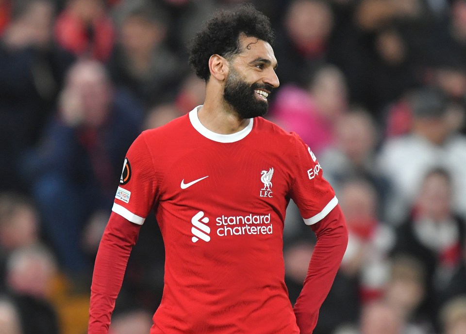 Mo Salah sits joint-seventh alongside a Manchester United midfielder