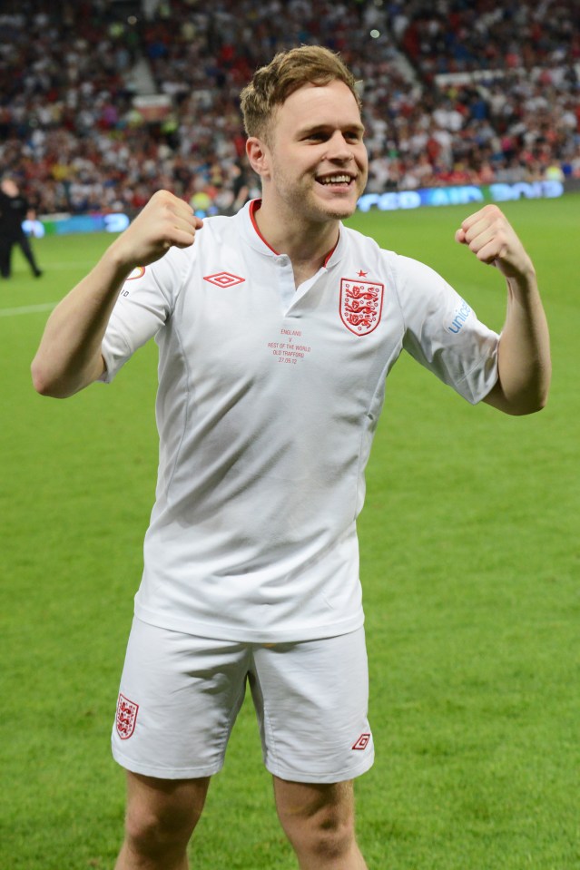 Popstar Murs, who played semi-professionally before hitting the big time, represented England at Soccer Aid 2012 in aid of Unicef at Old Trafford