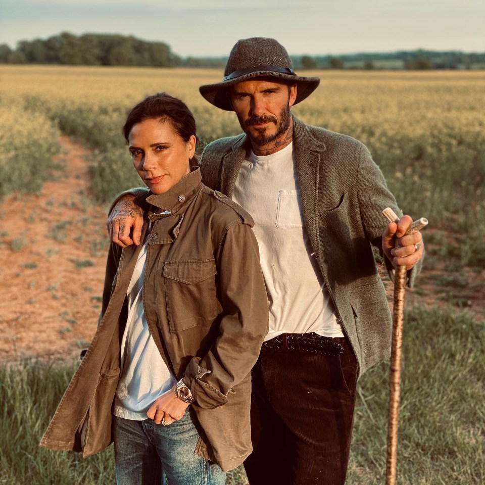 David and Victoria Beckham built a £12million country manor literally next door to Soho Farmhouse