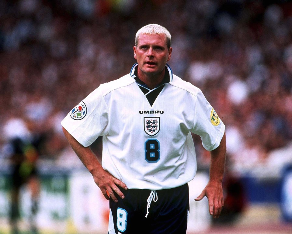 Gazza was considered one of the greatest footballers of his generation and was capped 57 times for England