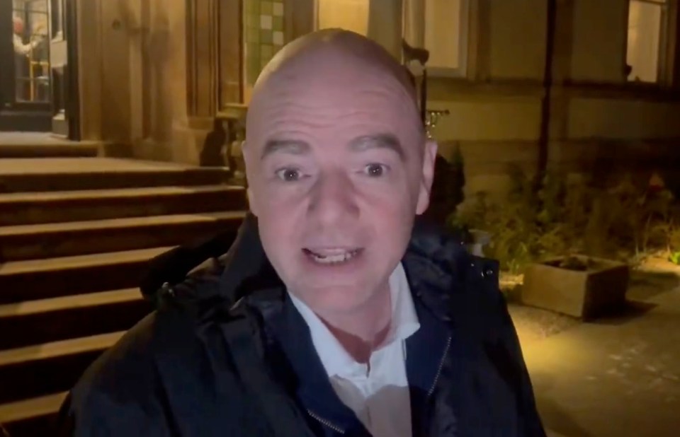 Gianni Infantino confirmed the 'blue card' idea was being given the 'red card'