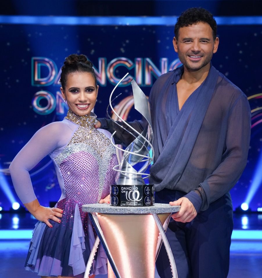 The actor, 39, scooped the skate title on Sunday