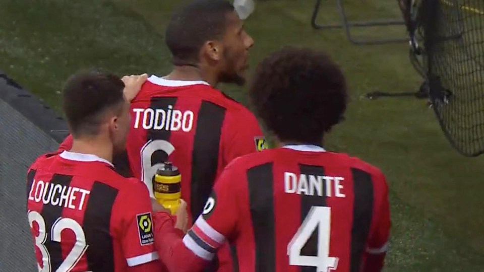 Jean-Clair Todibo fumed at fans after the match