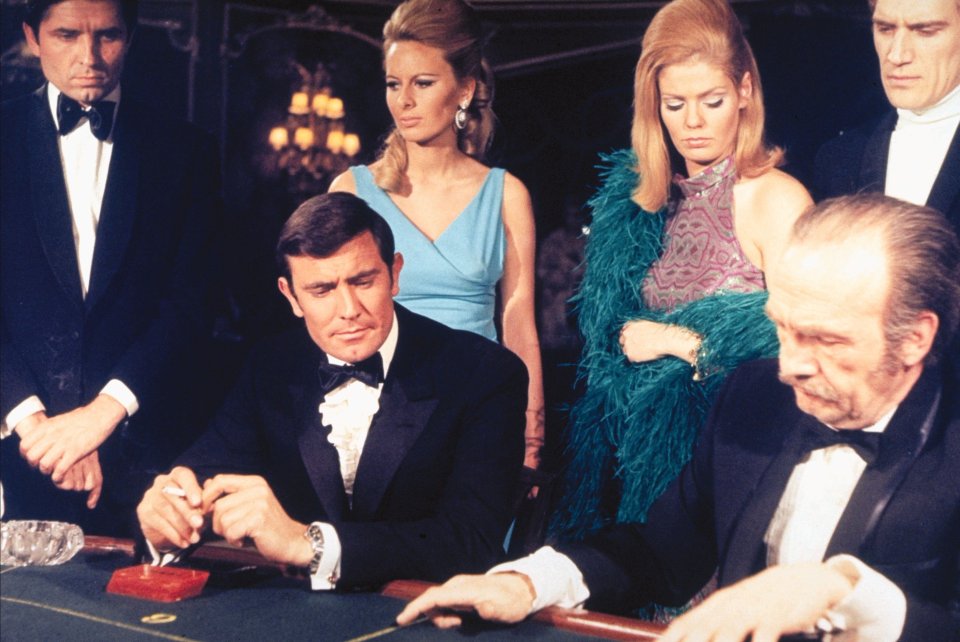Quality: Original Film Title: James Bond On Her Majesty's Secret Service.For further information: please contact your local Twentieth Century Fox Press Office.<br />
Starring George Lazenby as James Bond, Diana Rigg as the Bond Girl (and the only Mrs. James Bond!) and Telly Savalas as the villain, Ernst Stavro Blofeld. Also starring Joanna Lumley. Directed by Peter Hunt. 1969. .