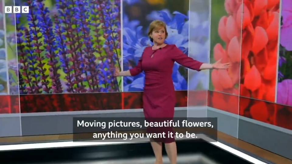 Fans at home flooded her with complaints as one Beeb viewer raged: "Who cares about a new set?"