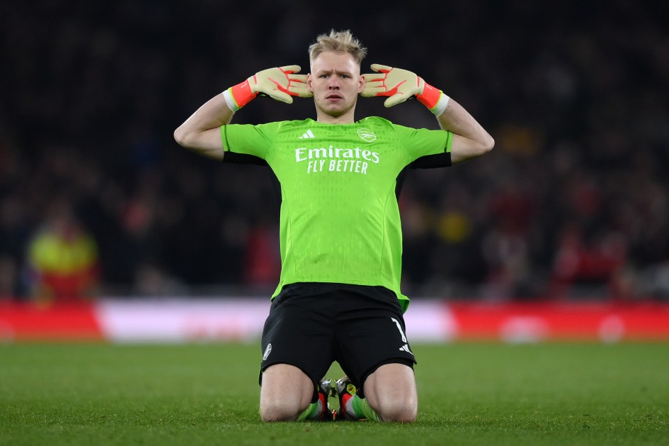 Ramsdale was left relieved when Kai Havertz netted Arsenal's late winner