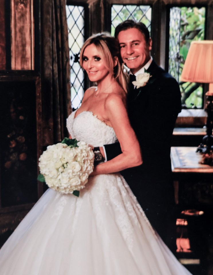 Suzi Walker, photographed by Oliver Dixon for Sun Features and interviewed by Emma Pryer - 24 Feb 2023. COLLECT: Suzi with Mark on their wedding day  - with GOALKEEPER IAN WALKER -Tottenham Hotspur, Leicester City, Bolton Wanderers