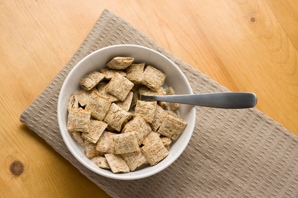 A bowl of bite-size shredded wheat is a good option if you're craving cereal for brekkie