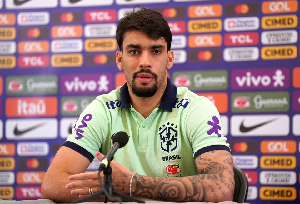 Lucas Paqueta has spoken ahead of Brazil's clash with England this Saturday