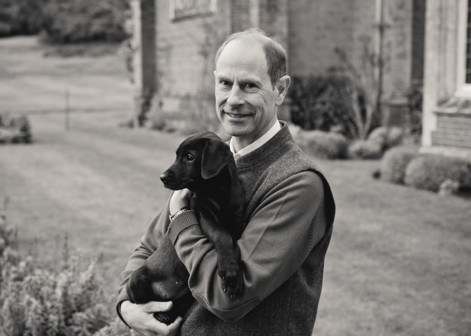The Duke of Edinburgh in a sweet snap in to mark his 60th birthday