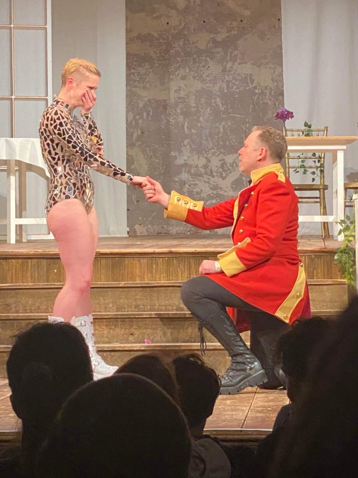 Sally Hodgkiss and Rufus Hound are engaged