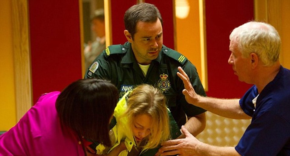 Danny Dyer made a cameo appearance on Casualty before his EastEnders role