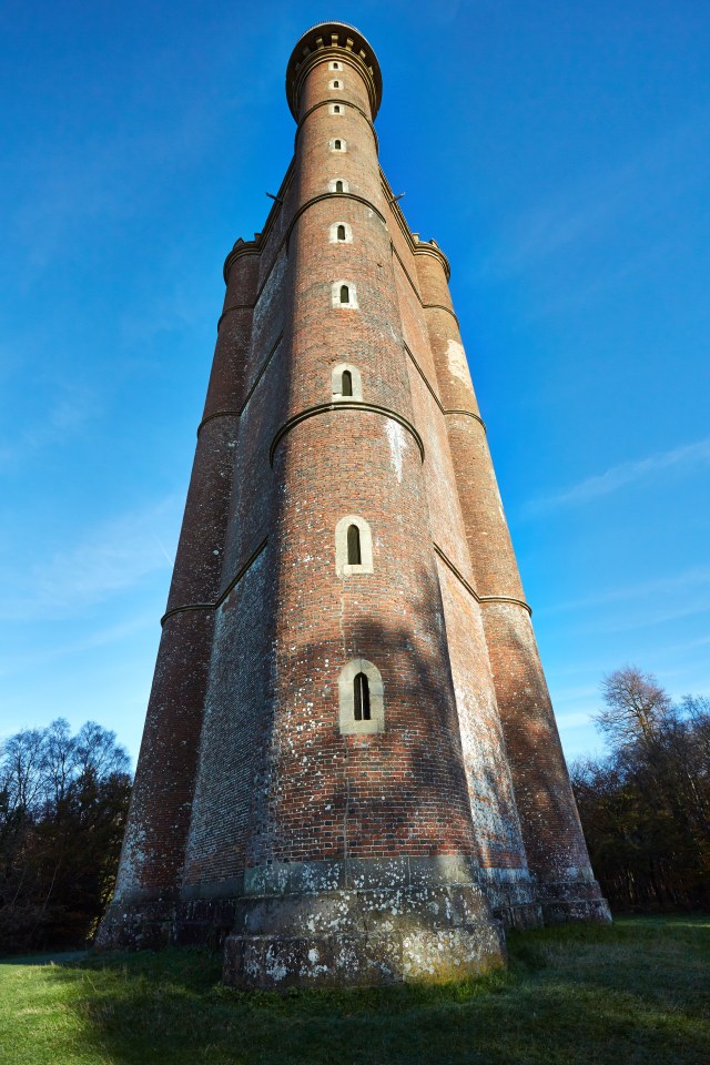Visitors have dubbed King Alfred's tower as the real-life Rapunzel tower