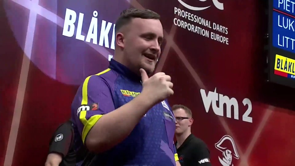 Littler's two-word response has now been revealed