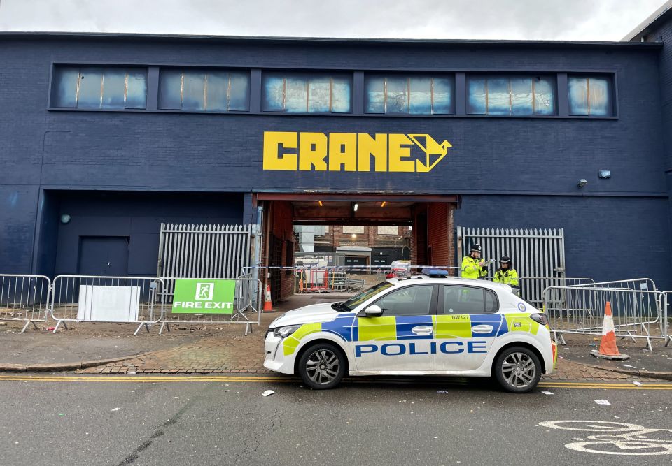 The horror unfolded at the Crane nightclub
