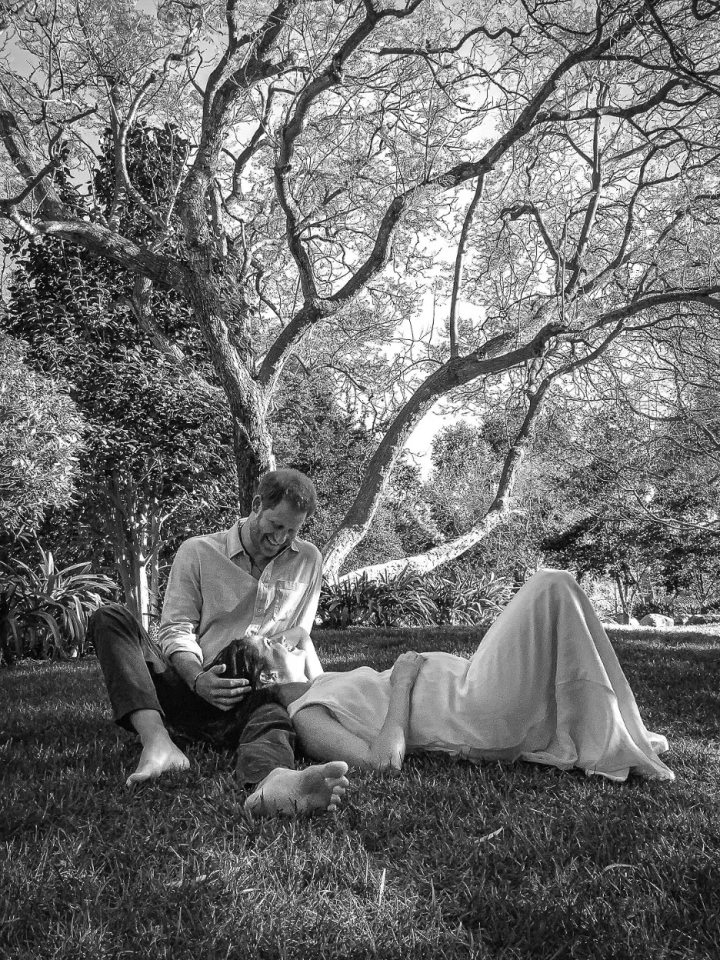 The Sussexes' Valentine’s Day image shared to mark Meghan’s pregnancy with Lilibet was heavily doctored
