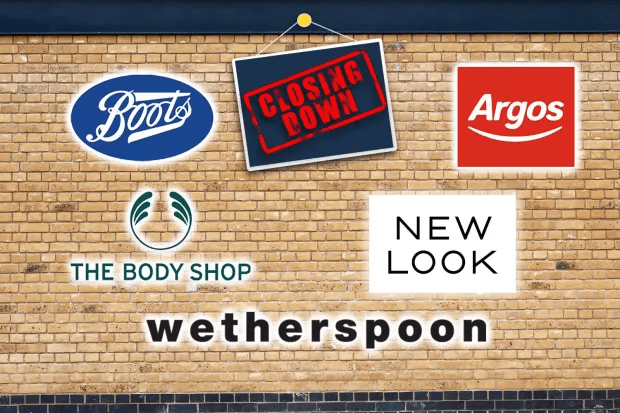 Several big names, including Argos and New Look, will be axing high street stores
