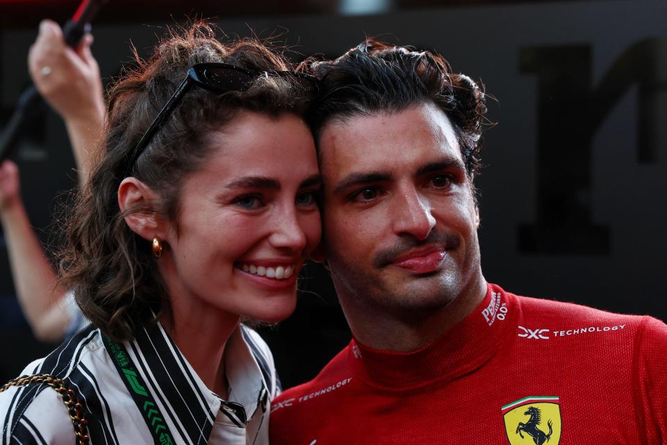 Rebecca and Carlos went public with their romance last year