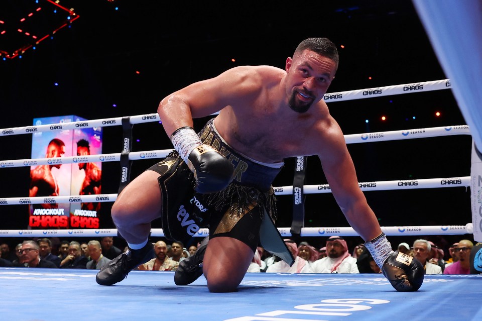But Parker got up both times to fight to victory