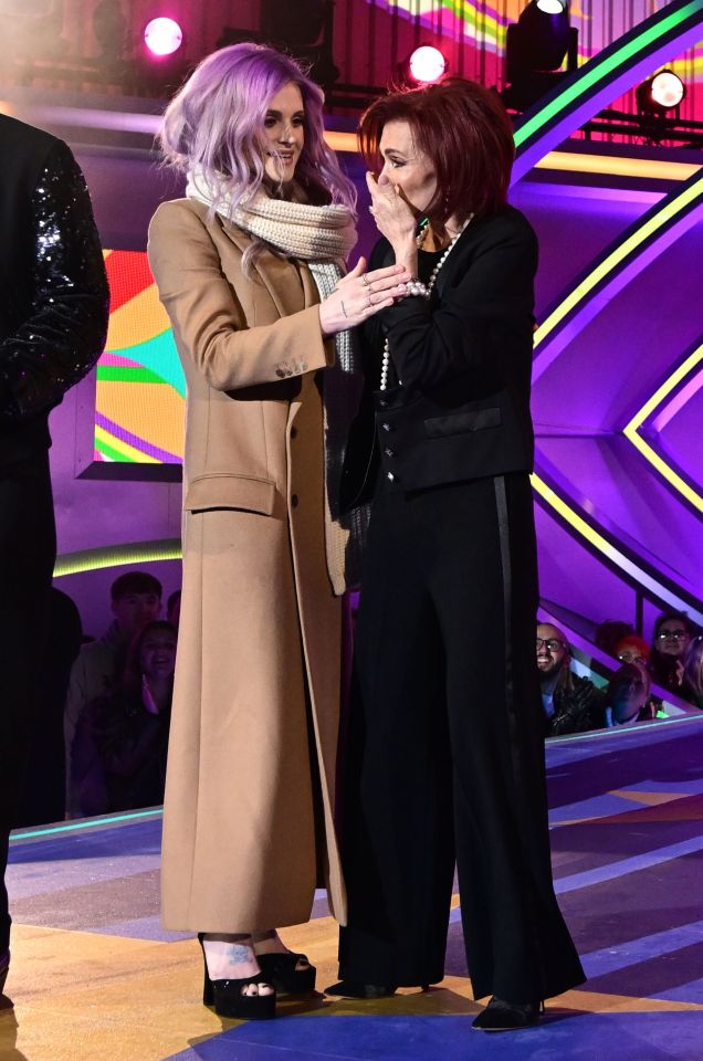 Sharon and Kelly Osbourne were reunited last night