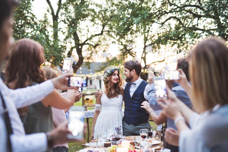 Wedding planners have also urged brides-to-be to avoid sparklers