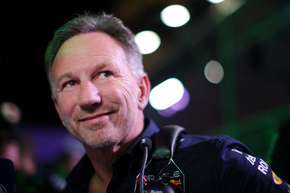 Christian Horner was all smiles in Dubai as Red Bull bosses back him