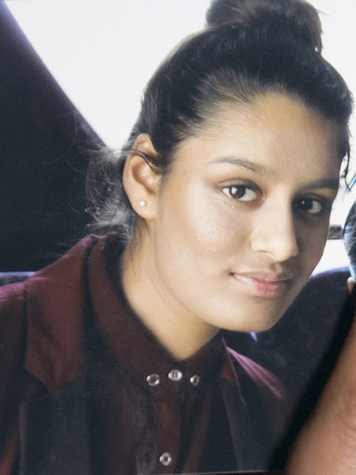 Begum pictured before she left to join ISIS aged 15