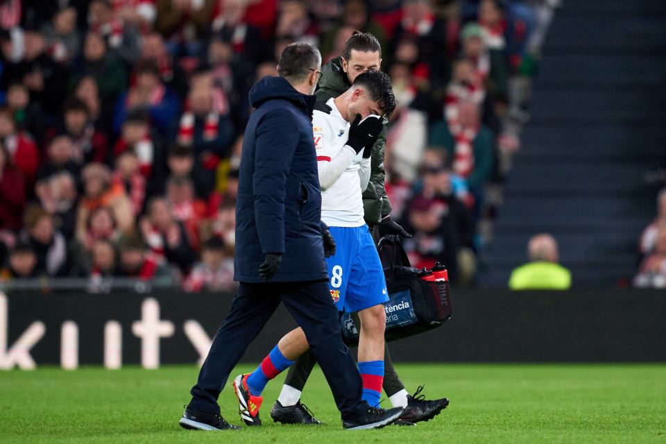 He was visibly distraught after picking up yet another injury